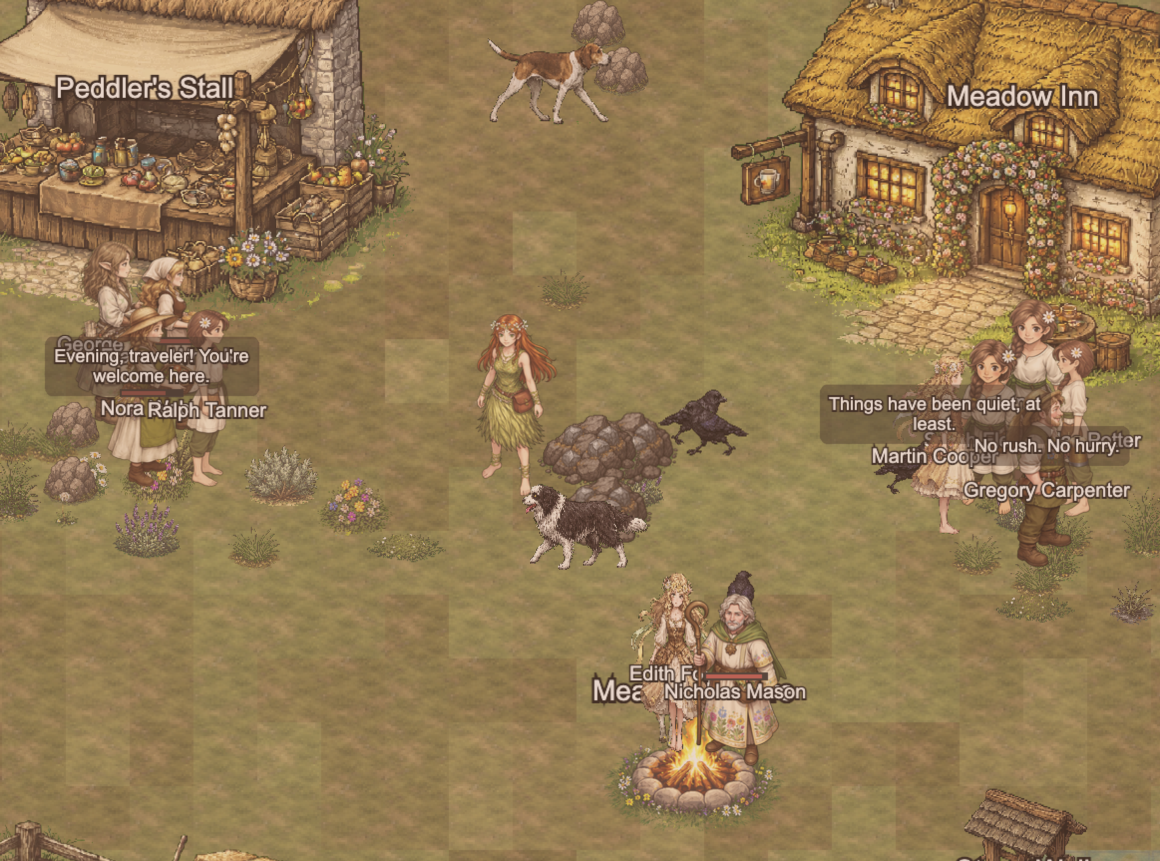 Wanderfolk — AI-powered village with persistent NPC memory and reputation